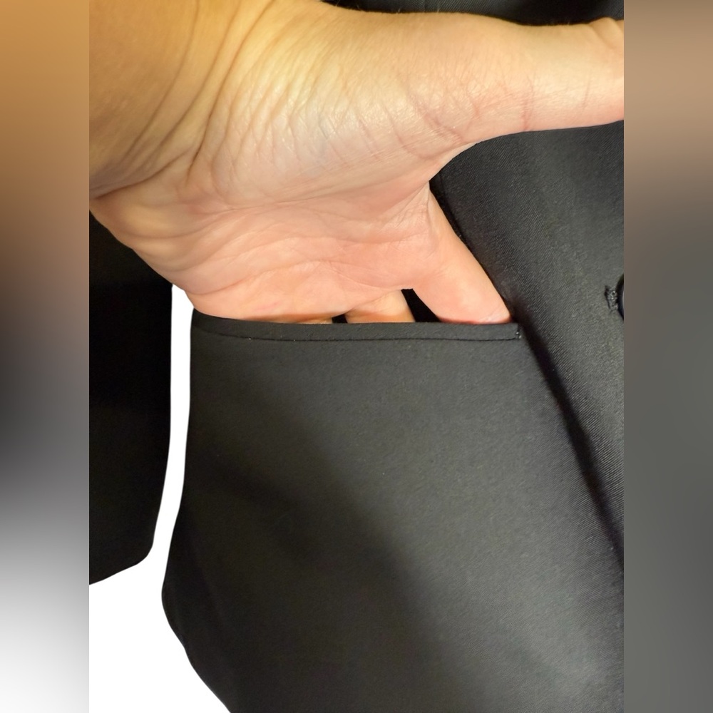 The Limited Black Collection Blazer Size 4 Classic Black Jacket W/Pockets View 3